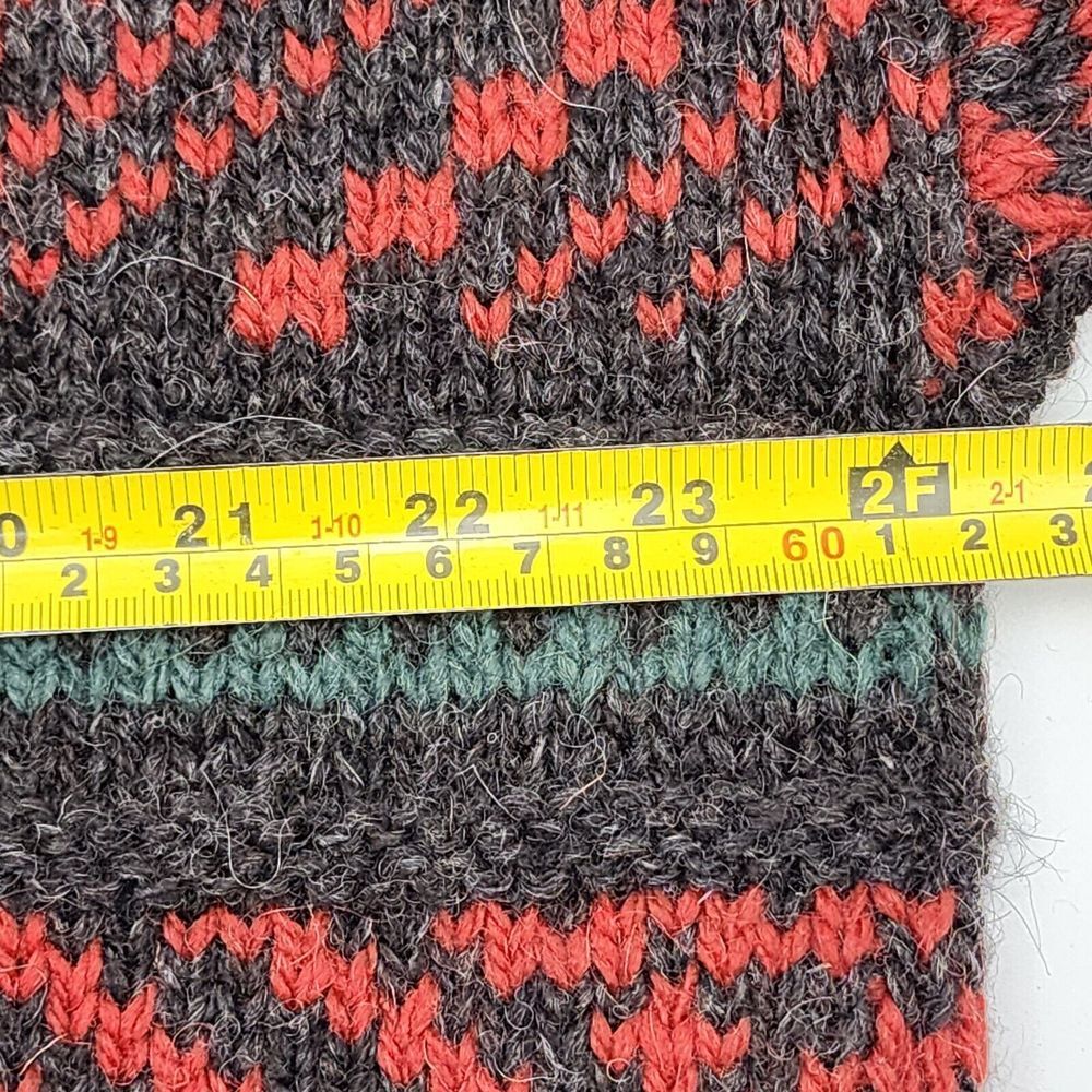 Vintage Woodward Mens Multicolor 100% Wool Pullover Sweater Size X-Large - Picture 8 of 9